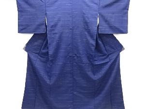 大正ロマン　横段模様織り出し着物